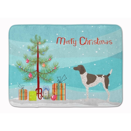 Carolines Treasures German Shorthaired Pointer Christmas Machine Washable Memory Foam Mat BB8445RUG